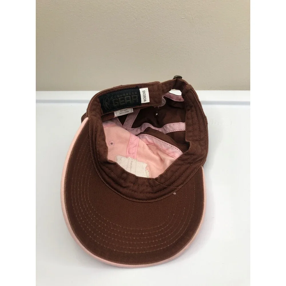 Duck Commander‎ Hat. Women's Brown Pink Adjustable Strap Cap. Sports Shooting